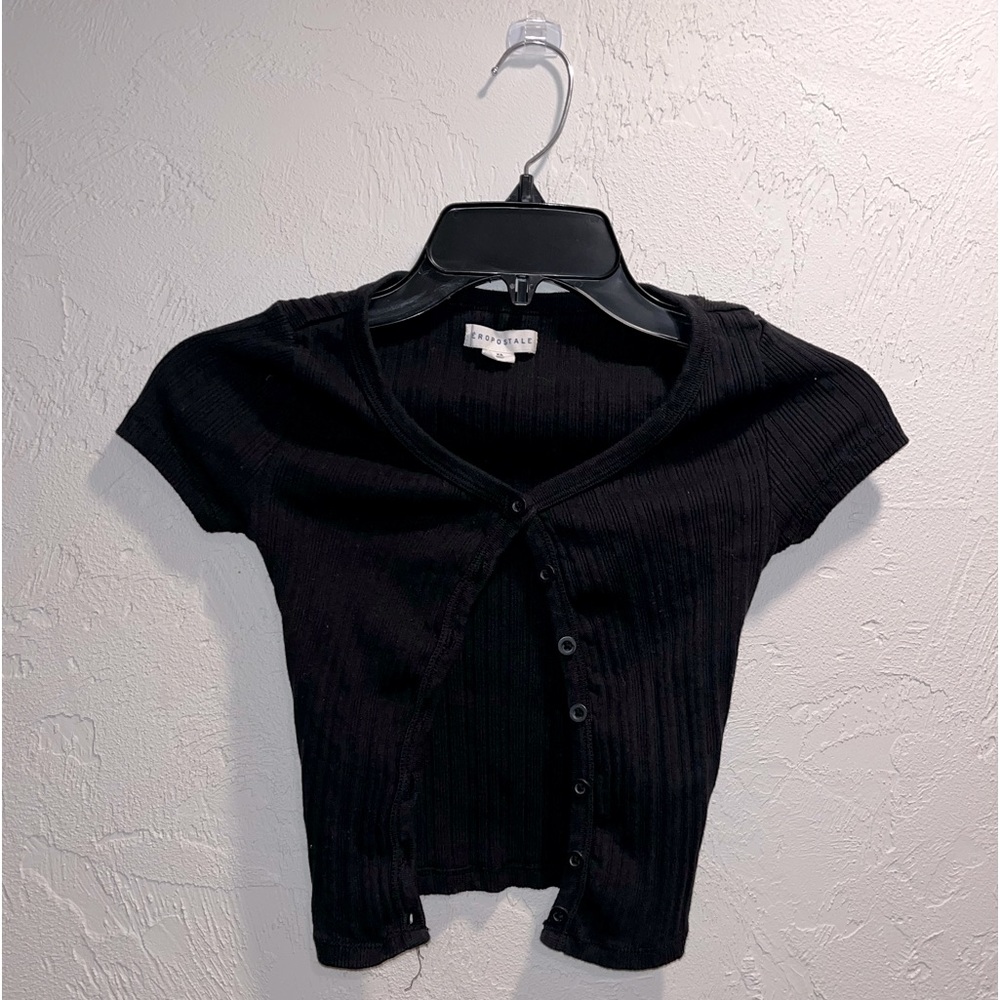 Button up baby tee Aeropostale